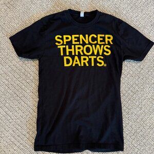Iowa Hawkeyes Ray-Gun "Spencer Throws Darts' T-Shirt - Small